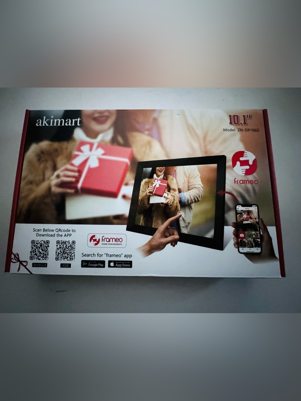 Frame Denim 10.1" Digital Photo Frame - Black